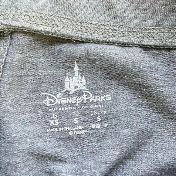 Disney Parks Pants Womens XS Gray Black Jogger Pull on Tapered Drawstring Pajama - Picture 5 of 5